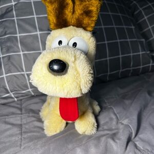 Vintage 1983‎ Odie Dog Plush Dakin Garfield Cartoon Character Stuffed Animal 11"